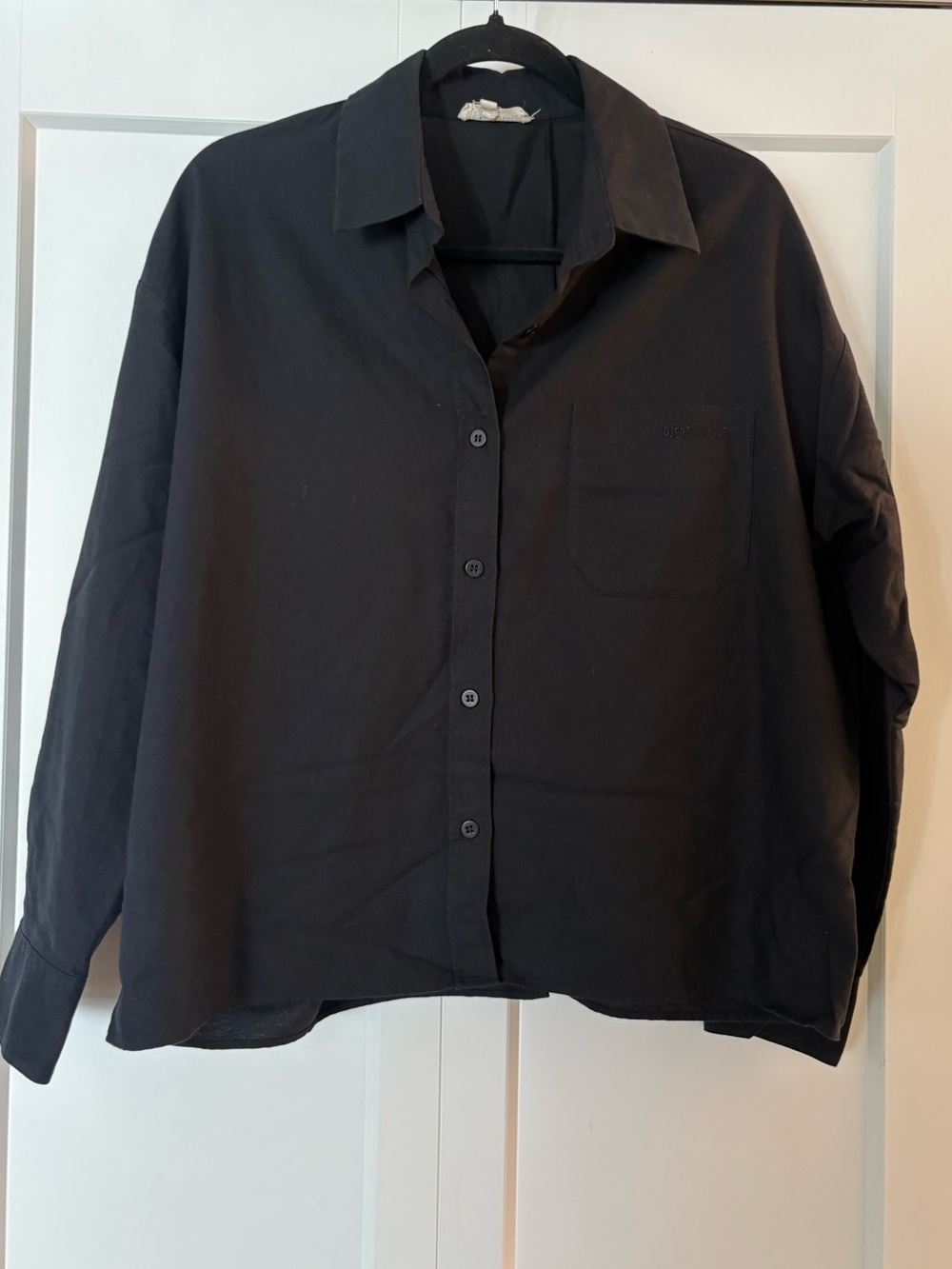 Djerf Avenue Breezy Shirt Black